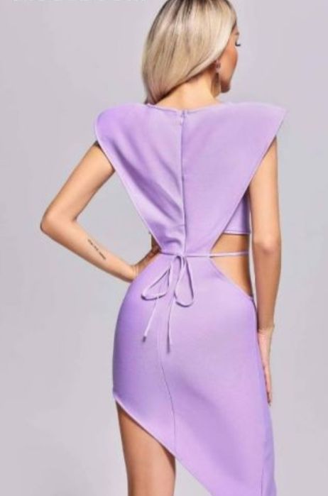 Официална лилава рокля