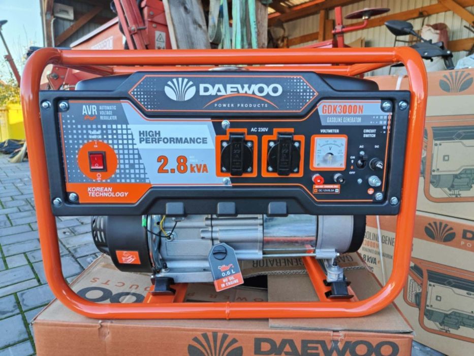 Generator pe benzină Daewoo GDK3000N – NOU