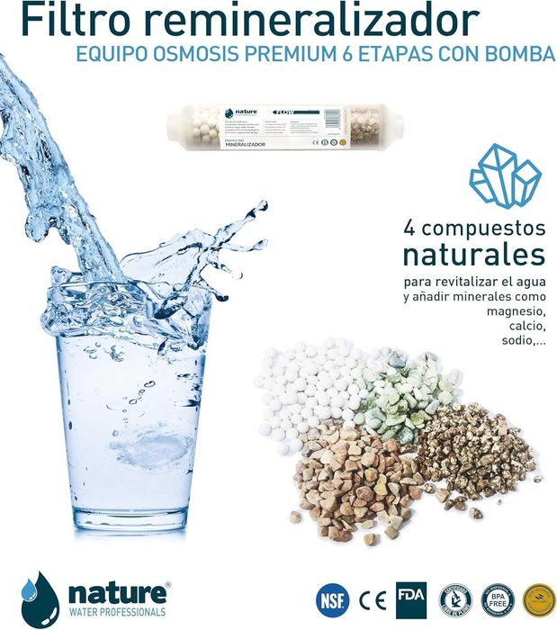 Система за обратна осмоза NATURE WATER PROFESSIONALS Premium 6 с помпа