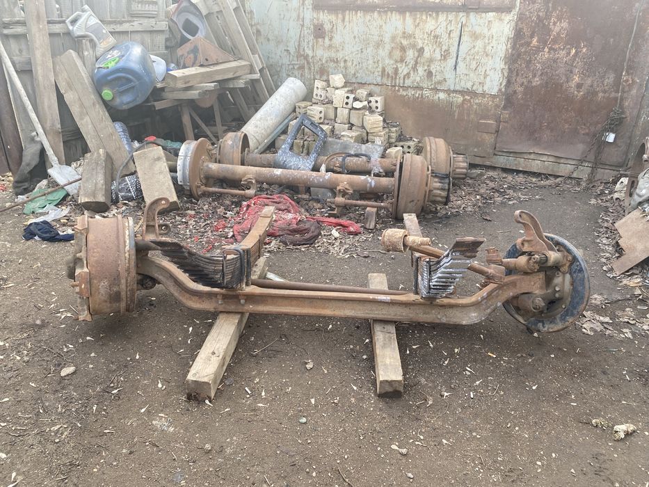 Балка с рессорами на камаз