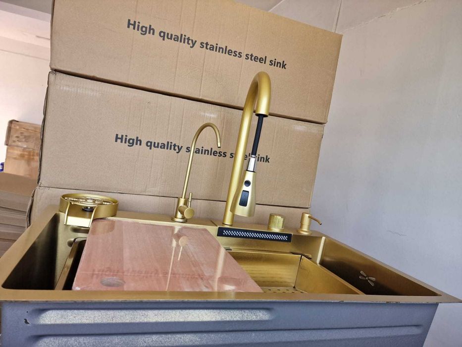 Lichidare Chiuveta bucatarie Gold multifunctii 75x45-TRANSPORT GRATUIT