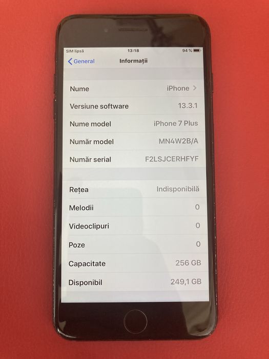 Iph 7+. 256gb . Iphone se baterie 100%