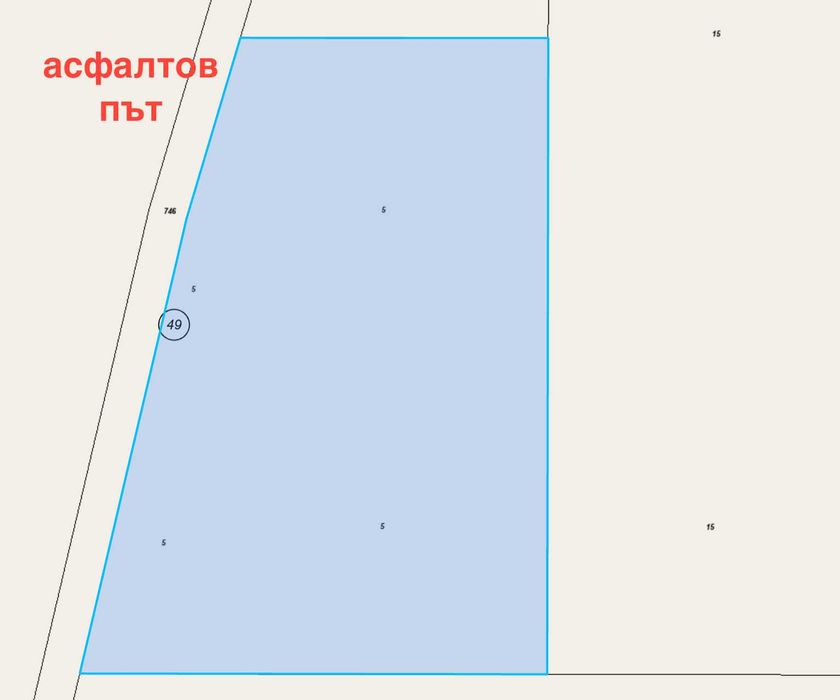 Продава се Парцел в с. Лесово, Област Ямбол - 6000 кв.м за 1 €/кв.м - Снимка #3