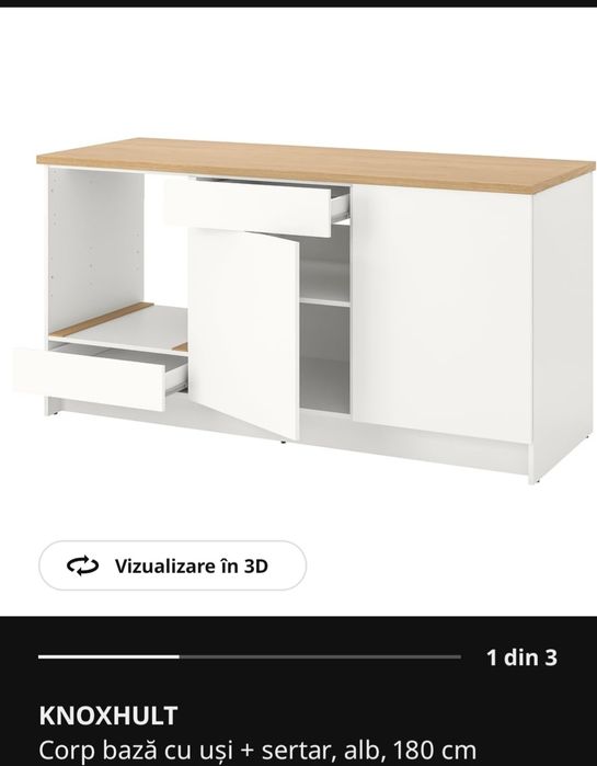 Vand blat de bucatarie NOU culoare stejar