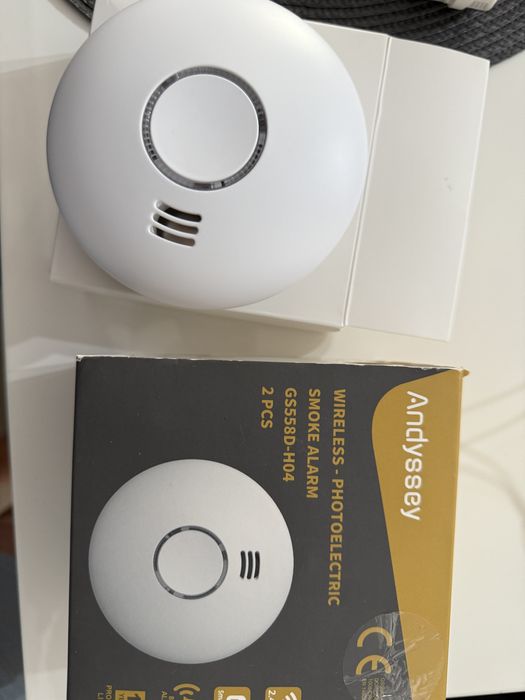 Set 2 Senzori de detectie fum smart tuya