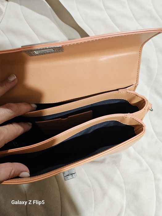 Чанта Replay цвят сьомга