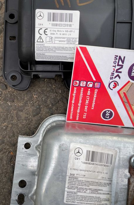 Mercedes Benz ML GLS GL set centuri airbag volan pasager genunchi