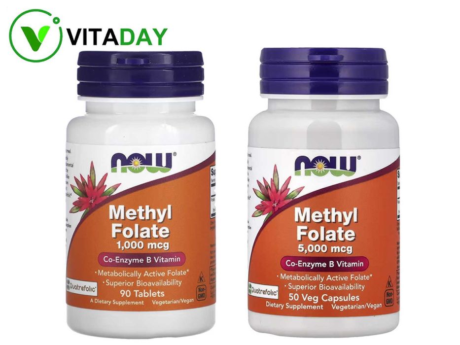 NOW Foods Methyl Folate метилфолат metilfolat metil