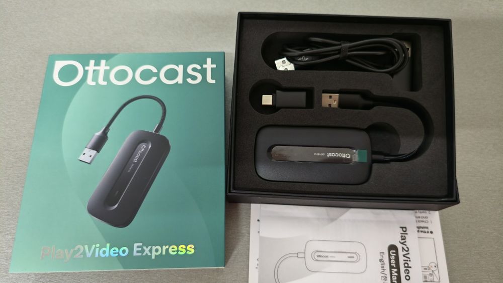 OTTOCAST Play2Video Express Безжичен CarPlay Android Auto адаптер за YouTube Netflix за Volvo Chevrolet VW Автомобилни аксесоари