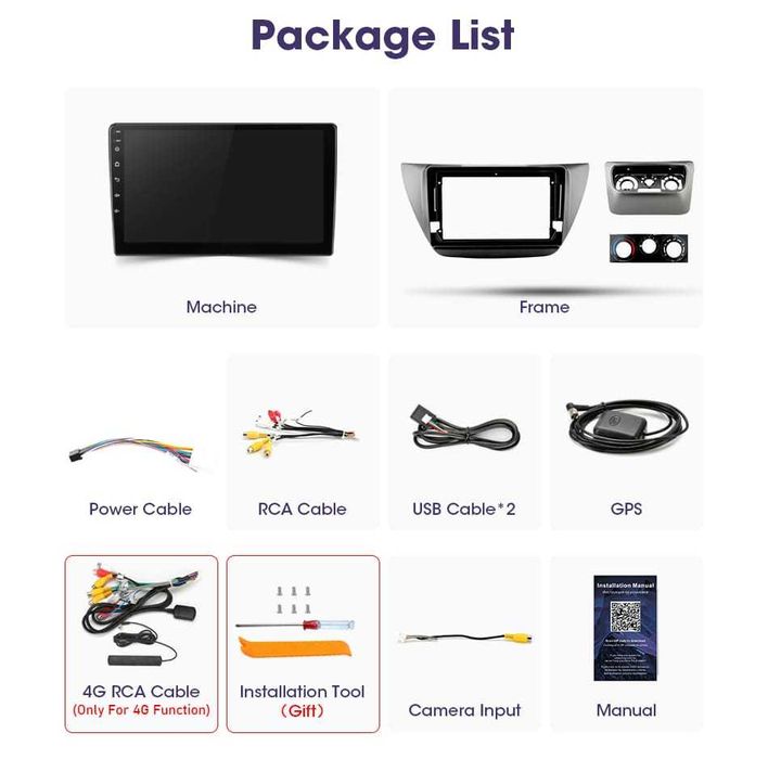 Navigatie Android Mitsubishi Lancer Waze YouTube GPS USB casetofon