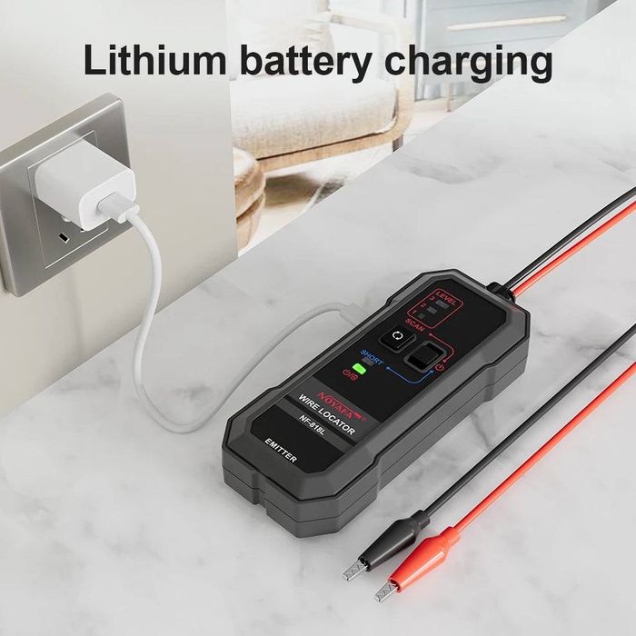 Локатор (трекер) подземных кабелей NOYAFA NF-818L, трассоискатель