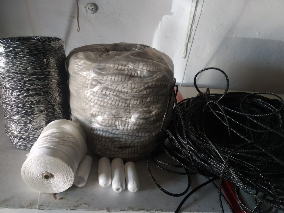 Шнуры, балберы, нитки, раколовки