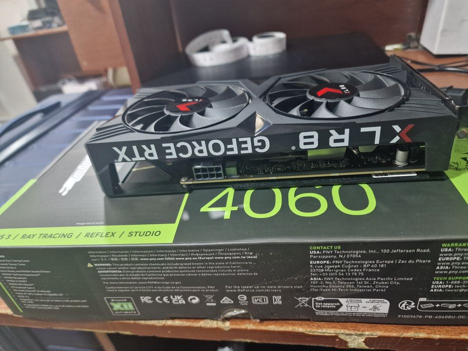 PNY RTX 4060 8GB Dual yangidek holatda