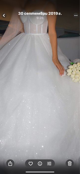 Дизайнерска булченска рокля по поръчка