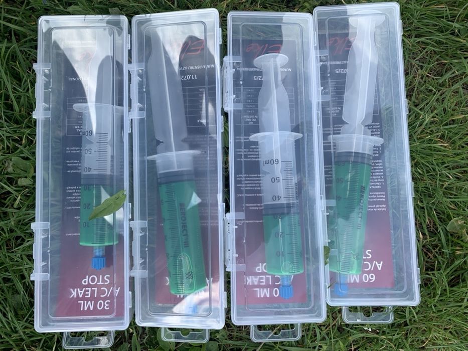 Solutie seringa 30ml leak stop astupat por freon aer conditionat auto