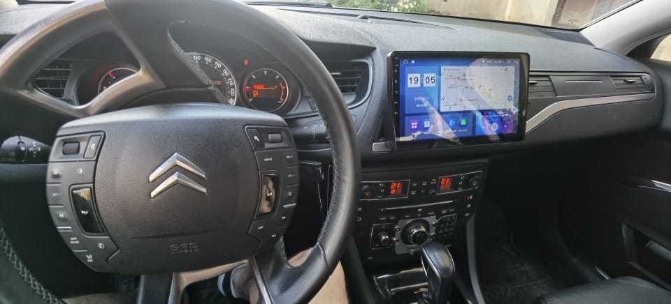 Navigatie Android Citroen C5 Waze YuTube GPS BT USB