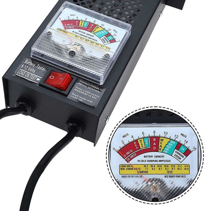 Товарна вилка за тестване на Акумулатори  6V - 12V 100A