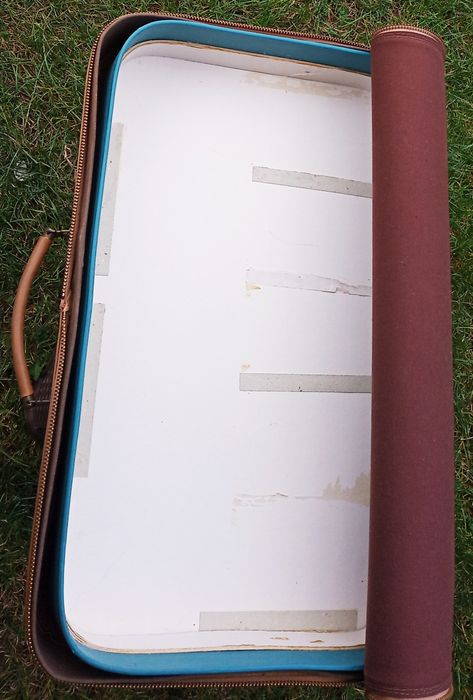 Куфар от изкуствена кожа