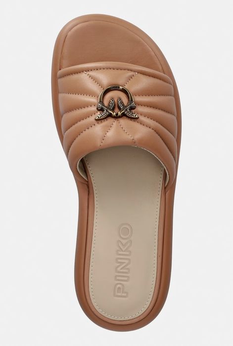 Pinko дамски чехли от кожа