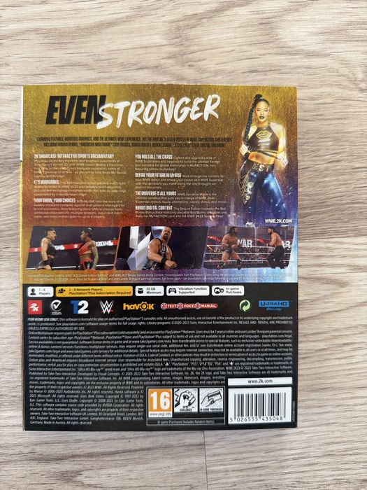 Wrestling 2k23 deluxe edition PS5