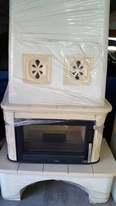 Кахлени камини различни модели