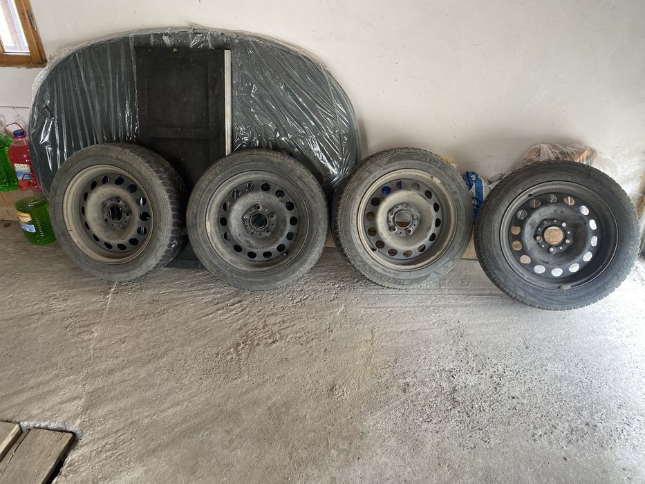 Jante 5x120 R16 cu cauciucuri 205/55/16