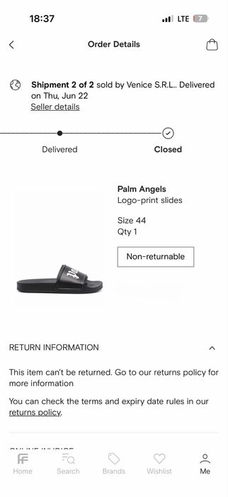 Papuci Palm Angels