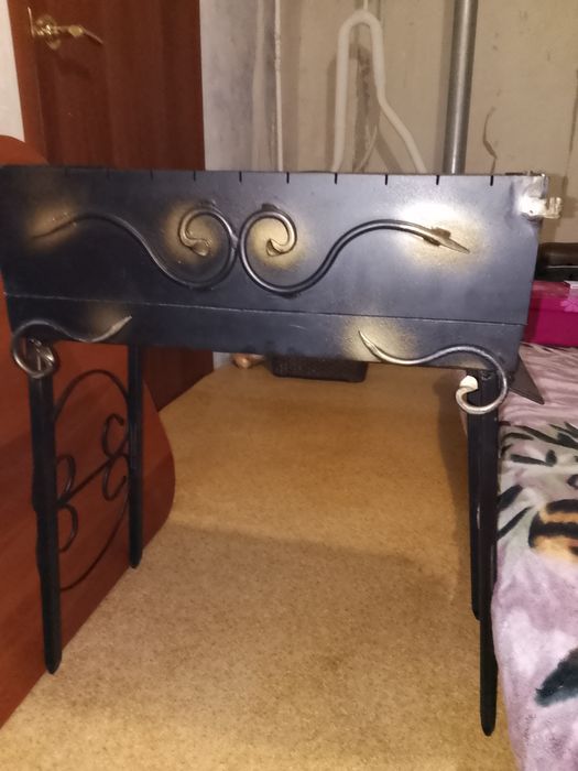 Мангал -чемодан, железо 4мм