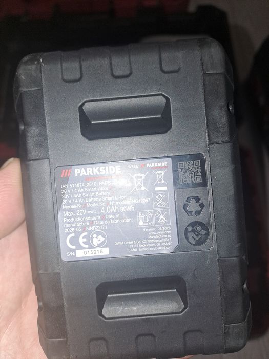 Rotopercutor parkside performance 20v 3J