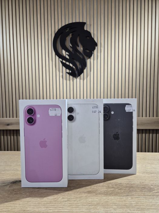 iPhone 16 Plus 128gb Pink/White/Black Neverlocked/Fact+Garantie