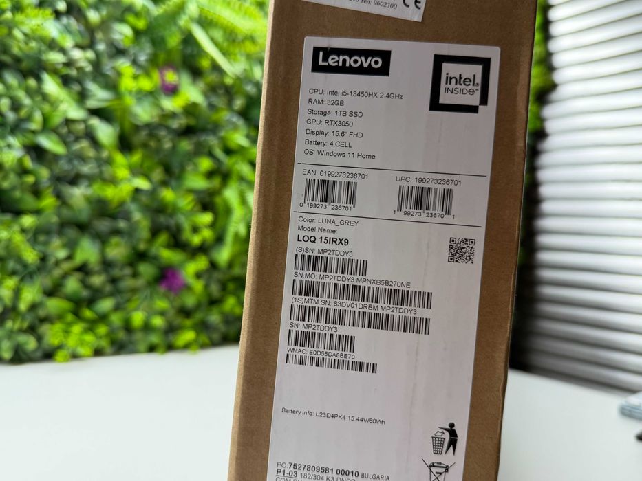 *нОвО*Lenovo Gaming LOQ 15.6 IRX9 1T 2г Гаранция