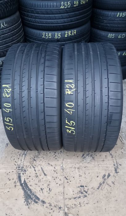 2 Anvelope Vară Continental 315 40 R21  Stare Impecabilă