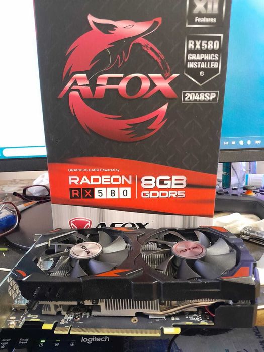 Видеокарта Afox RX580 8GB 2048 ps