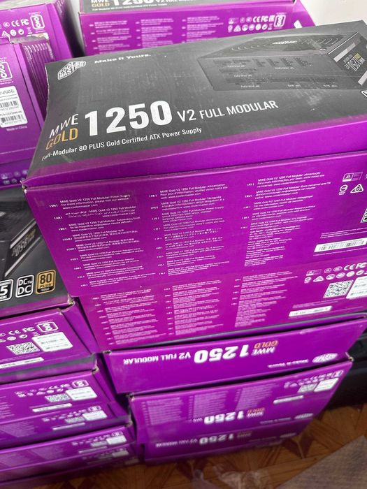 Модульные блоки Cooler Master MWE Gold 1250 - V2 (Почти новые)