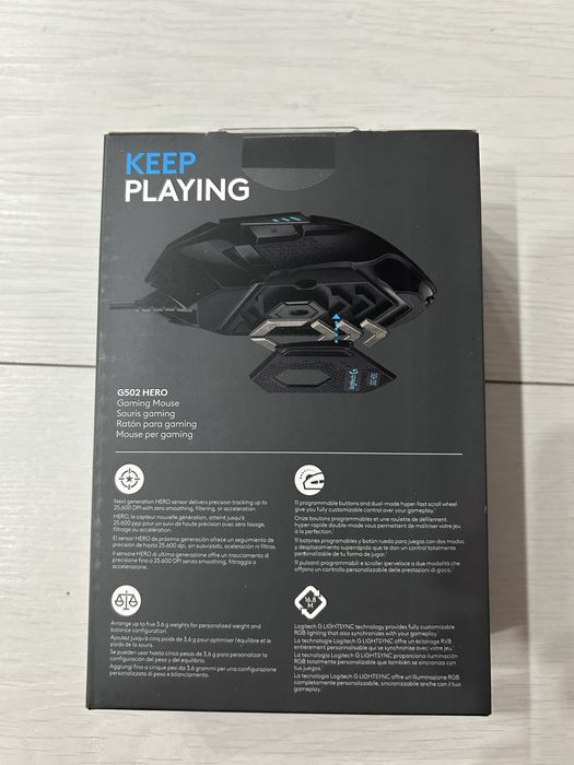 Mouse Gaming Logitech G502 Hero 25K DPI Nou