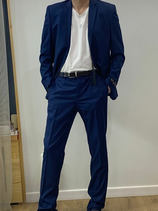 Турецкий темно синий костюм
