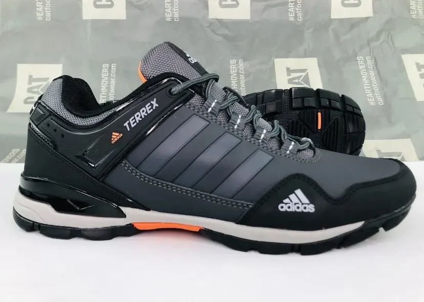 Кроссовки Adidas Terrex (Black/Orange) —