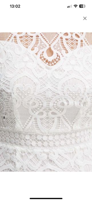 Rochie alba petrecere NOUA