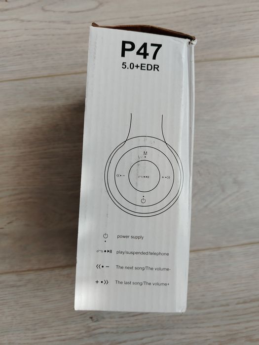 Căști wireless Bluetooth, radio, mp3 noi