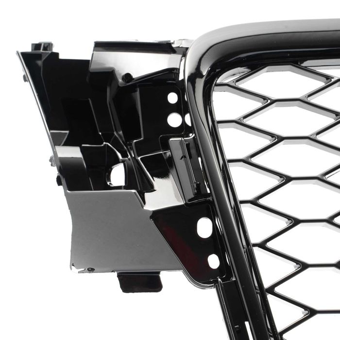 Grilă fără emblemă negru lucios Audi A4 B8 model 2008-2012