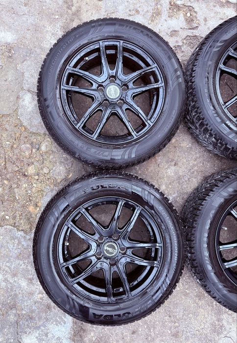 Jante Impecabile 5x108 ET45 6.5J + Cauciucuri Noi Fulda 215/60/R16