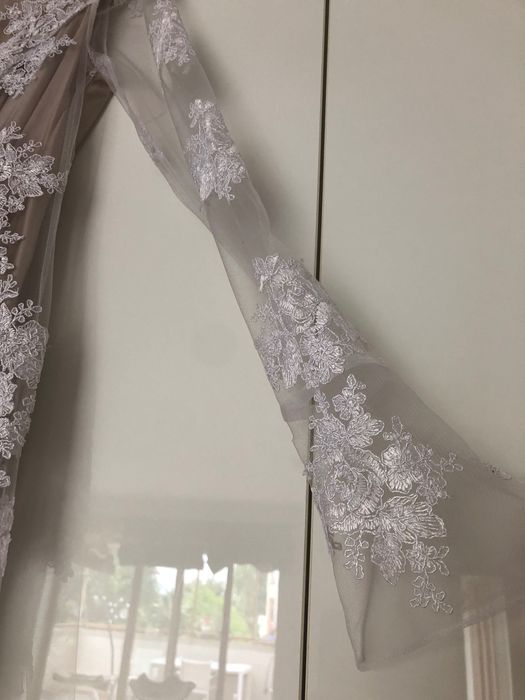 Rochie de mireasa Zenonni, unicat - dantela Chantilly și mătase
