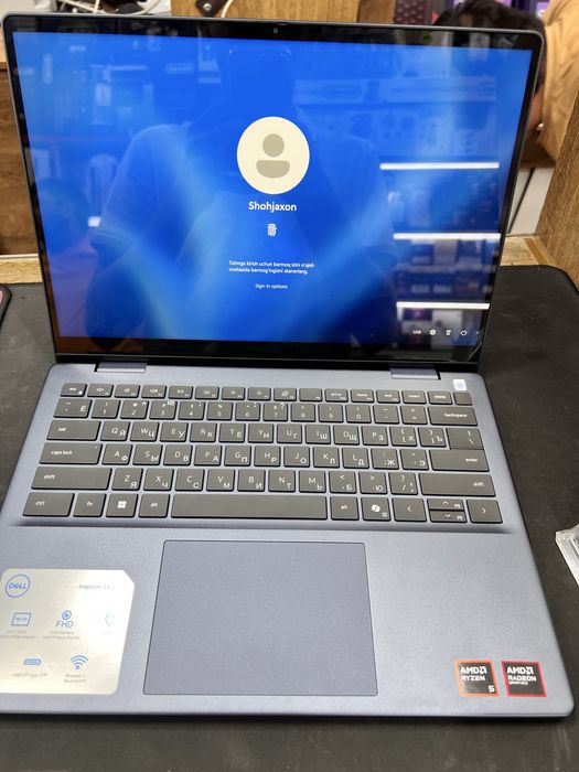 Dell inspiron 14 Ryzen 5 8/512 360aylanadi narxi kelishiladi
