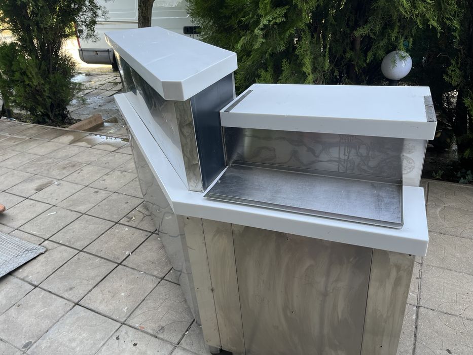 Работна маса шкаф неръждавейка