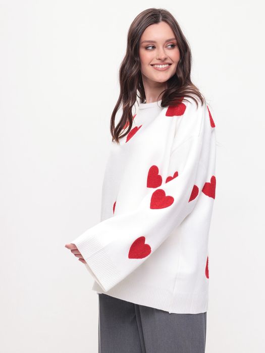 Свитер оверсайз вязанные новые