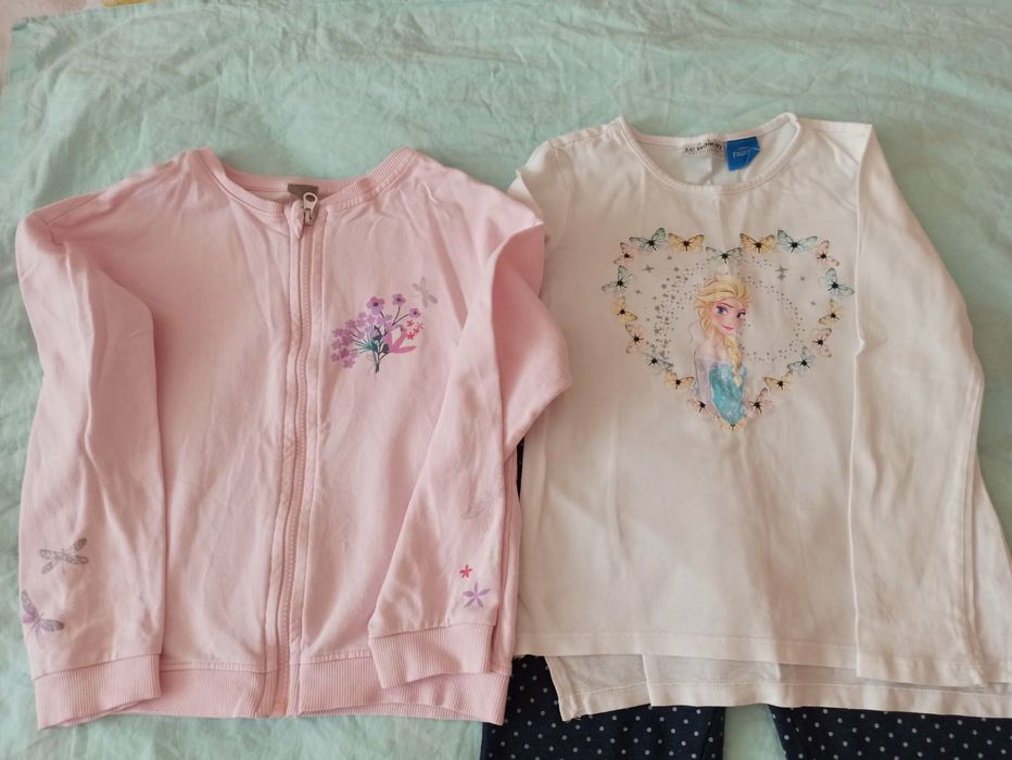 Детско долнище с горнище и блузка