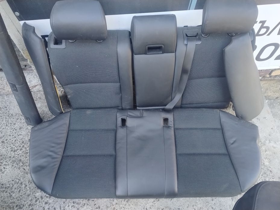 Електрически полукожен салон с напа кожа за БМВ Е61/BMW E61