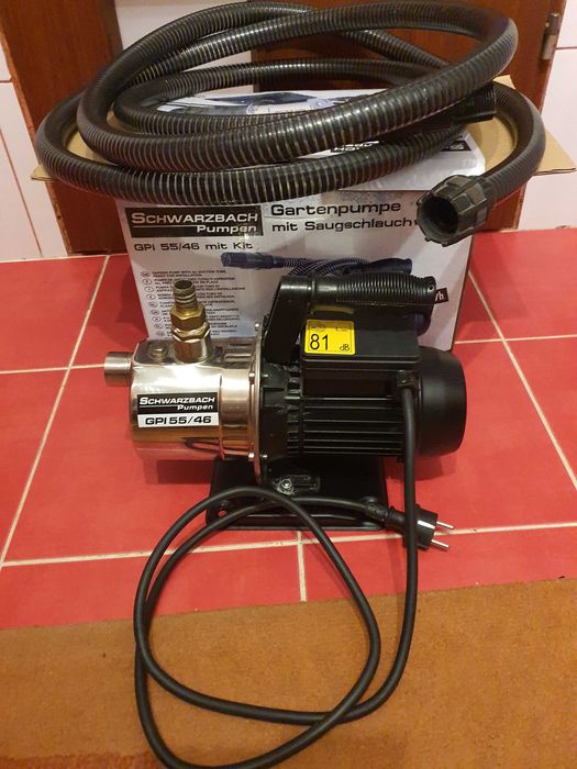 Pompa de gradina, fantana put Schwarzbach GPI 55/46 ca noua, inox