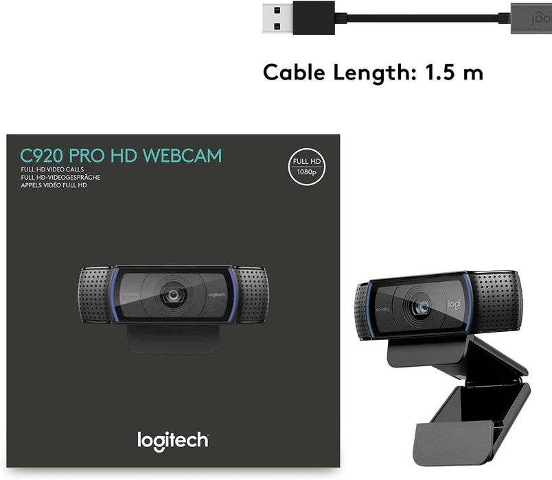 Уеб камера Logitech C920 Pro HD 1080p