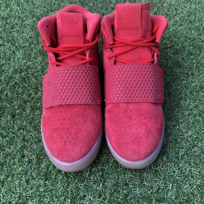 Adidas Tubular Invader Strap Red-35